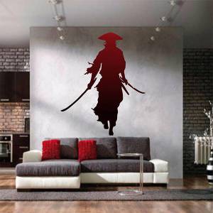 Трафарет для покраски Самурай-3, одноразовый из самоклеящейся пленки 115 х 95 см