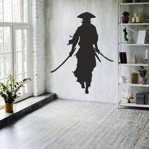 Трафарет для покраски Самурай-3, одноразовый из самоклеящейся пленки 115 х 95 см