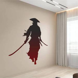 Трафарет для покраски Самурай-3, одноразовый из самоклеящейся пленки 115 х 95 см