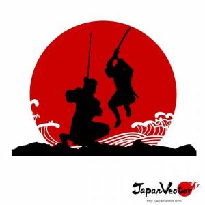 Самурай силуэт