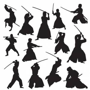 Силуэт самурая