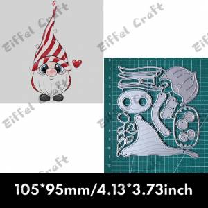 Подарок с изображением Санта-Клауса, карлика, эльфа, металлические штампы для рукоделия, трафареты для изготовления открыток, сделай сам, ручной Скрапбукинг, новые штампы для тиснения 2023