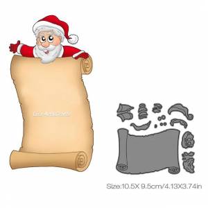 Рождественские Вырубные штампы Санта-Клауса, Новое поступление 2022, металлические трафареты для изготовления открыток, вырубки «сделай сам», искусственное тиснение