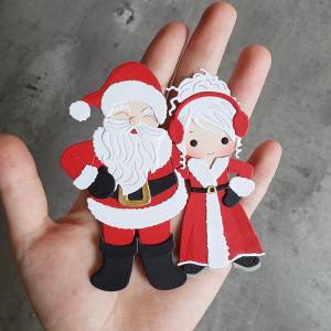 PDTO Рождественский Санта-Клаус металлические режущие штампы трафареты для поздравительных открыток для скрапбукинга