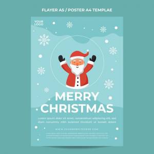 Простой шаблон печати санта-клауса