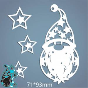 Maijiabao Санта-Клаус звезды металлические штампы трафареты для скрапбукинга альбом карты ремесло