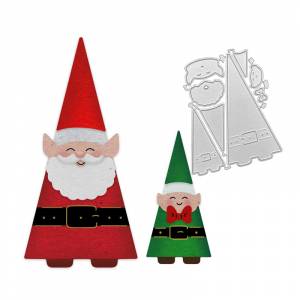 Металлическая Рамка-шаблон с цифрами Санта-Клауса, шаблоны для скрапбукинга, тиснения, бумажные карты, фотоальбом, крафтовые трафареты, штампы