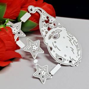 Maijiabao Санта-Клаус звезды металлические штампы трафареты для скрапбукинга альбом карты ремесло