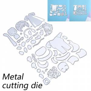 PDTO Рождественский Санта-Клаус металлические режущие штампы трафареты для поздравительных открыток для скрапбукинга