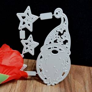 Maijiabao Санта-Клаус звезды металлические штампы трафареты для скрапбукинга альбом карты ремесло