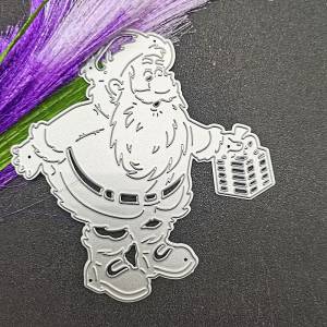 Подарочный дизайн в стиле Санта-Клауса, металлические штампы, сделай сам, скрапбукинг, тиснение, трафарет, бумага, шаблон для альбома