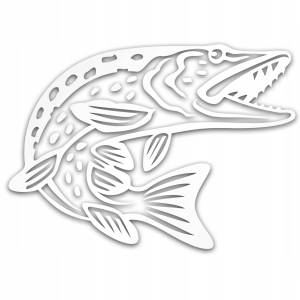 Трафареты щуки для вырезания из бумаги