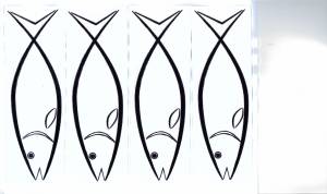 Трафареты щуки для вырезания из бумаги