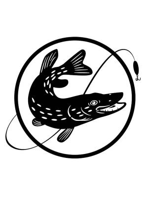 Трафареты Щуки