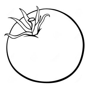 Раскраска Помидор