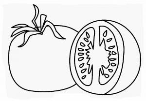 Раскраска помидор