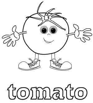 Раскраска помидор