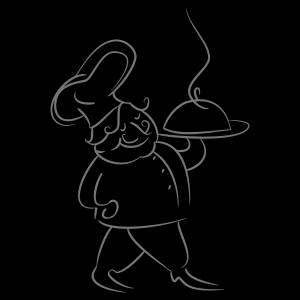 Трафарет Блюдо от шеф