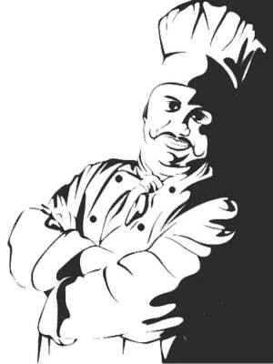 Трафареты Повара