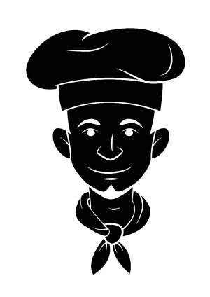 Трафареты Повар