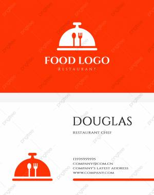 Визитная карточка шеф повара ресторана рисунок Шаблон для скачивания на Pngtree