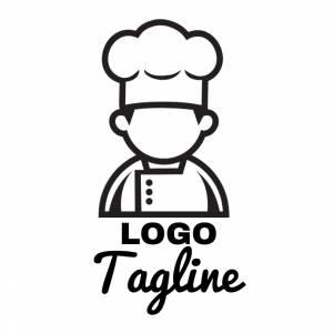 Шаблон логотипа шеф-повара