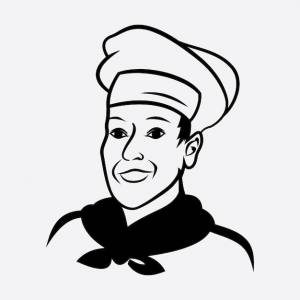 Шаблон логотипа шеф-повара