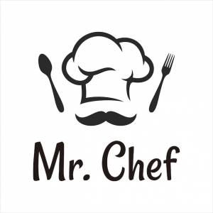 Вдохновение логотипа мистера шеф-повара