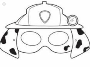 Трафареты щенячий патруль маски