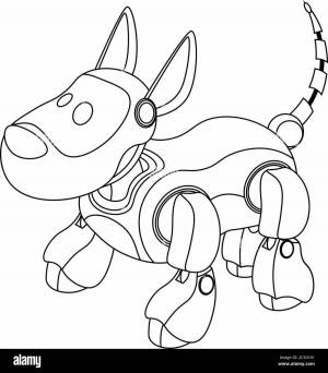 Рисунки робот пес щенячий патруль