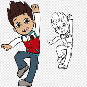 малыш, щенячий патруль, персонаж, раскраска, рисование, png