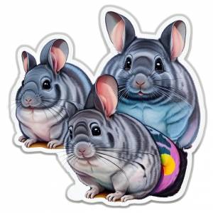 Шиншиллы мультяшное векторное искусство и иллюстрации