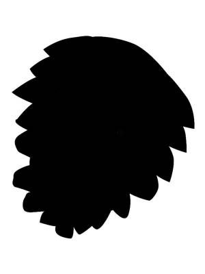 Трафареты Шишки