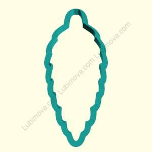 Форма «Елочная игрушка шишка» 11 cm