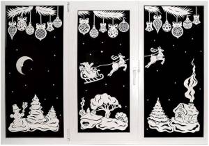 Вытынанки на Новый 2023 год Кролика для вырезания на окна