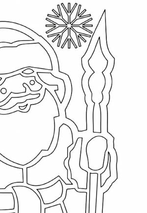 Трафареты на окна к Новому году 2020