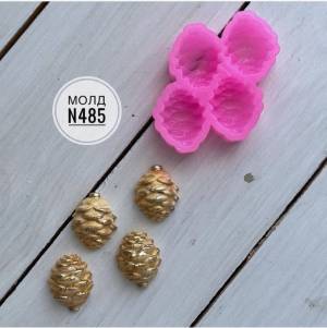 Форма сконовая Шишки 2D 4 шт