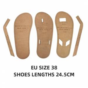 Шаблон из крафт-бумаги WUTA 726 для самостоятельного изготовления мужских шлепанцев