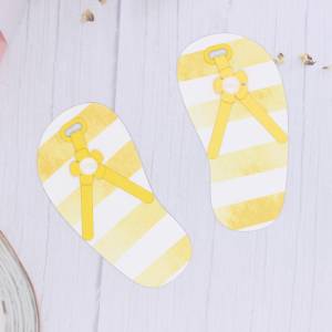 Милые летние шлепанцы ZFPARTY, шейкер, штампы для резки металла, трафареты для «сделай сам», скрапбукинг, декоративное тиснение «сделай сам», бумажная карта