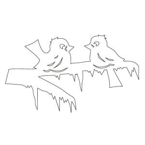 Трафарет и шаблон на окна