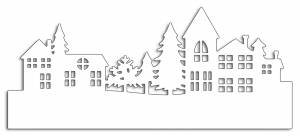 Украшения на окна на Новый год 2024, более 100 трафаретов