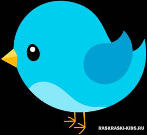 Трафареты птиц