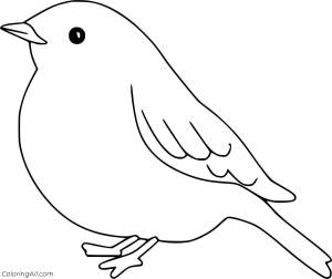 Шаблон птицы для вырезания