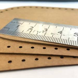 Шаблон из крафт-бумаги WUTA 726 для самостоятельного изготовления мужских шлепанцев