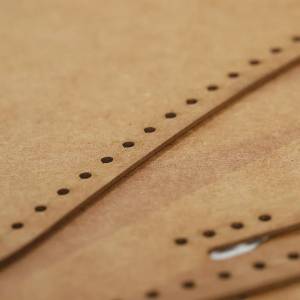 Шаблон из крафт-бумаги WUTA 726 для самостоятельного изготовления мужских шлепанцев