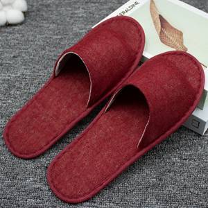 1 пара одноразовых тапочек, тапочки для путешествий в отеле, сантехника, домашние тапочки для мужчин и женщин, унисекс, обувь с закрытым носком, салонная обувь для домашнего хозяйства