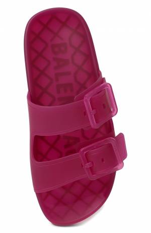 Женские розовые резиновые шлепанцы mallorca BALENCIAGA