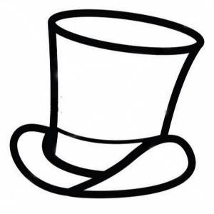 Трафарет Шляпы