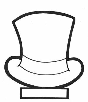 Шаблоны шляпы для вырезания из бумаги