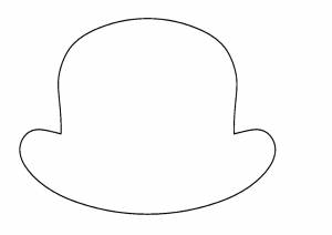 Трафарет шляпы